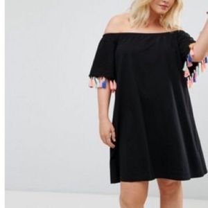 ASOS Off shoulder Summer Dress w/ Tassels